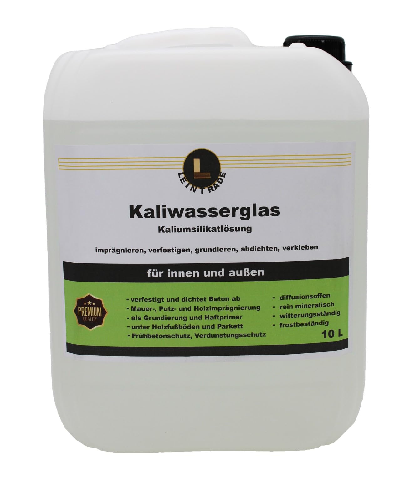 Kaliwasserglas Kaliumsilikat-Lösung Grundierung Imprägnierung 10L (10 Liters)