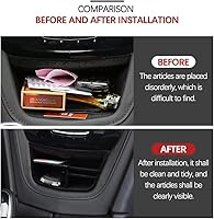 Vista 2 de Para Cadillac XT5 XT6 accesorios Caja de almacenamiento de consola central compatible con 2023 2022 2021 2020 2019 2018 2017 2016/2023-2020 Insertar