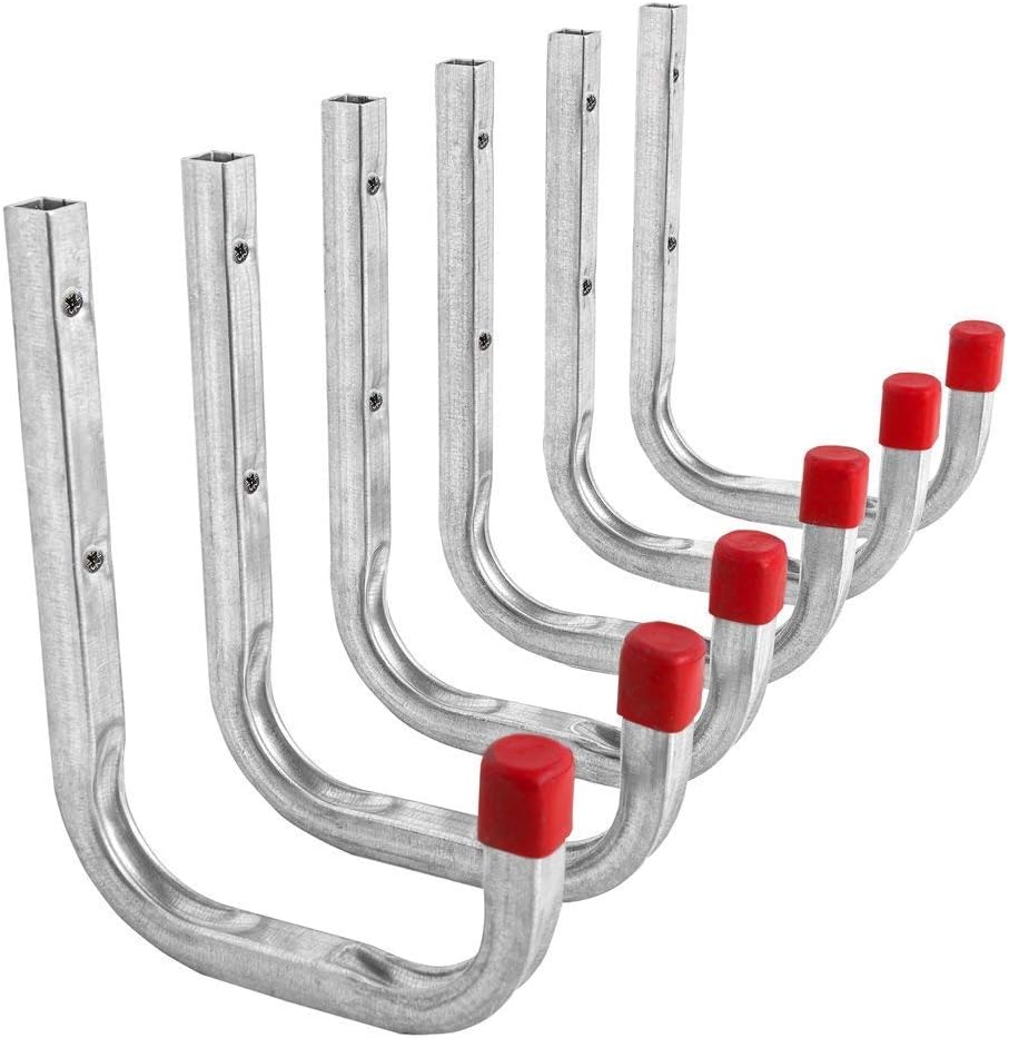 Ganci Da Parete Gedotec 6 Pezzi - MetallO 80x120mm - Portata 30kg - Per Garage - Foto 2