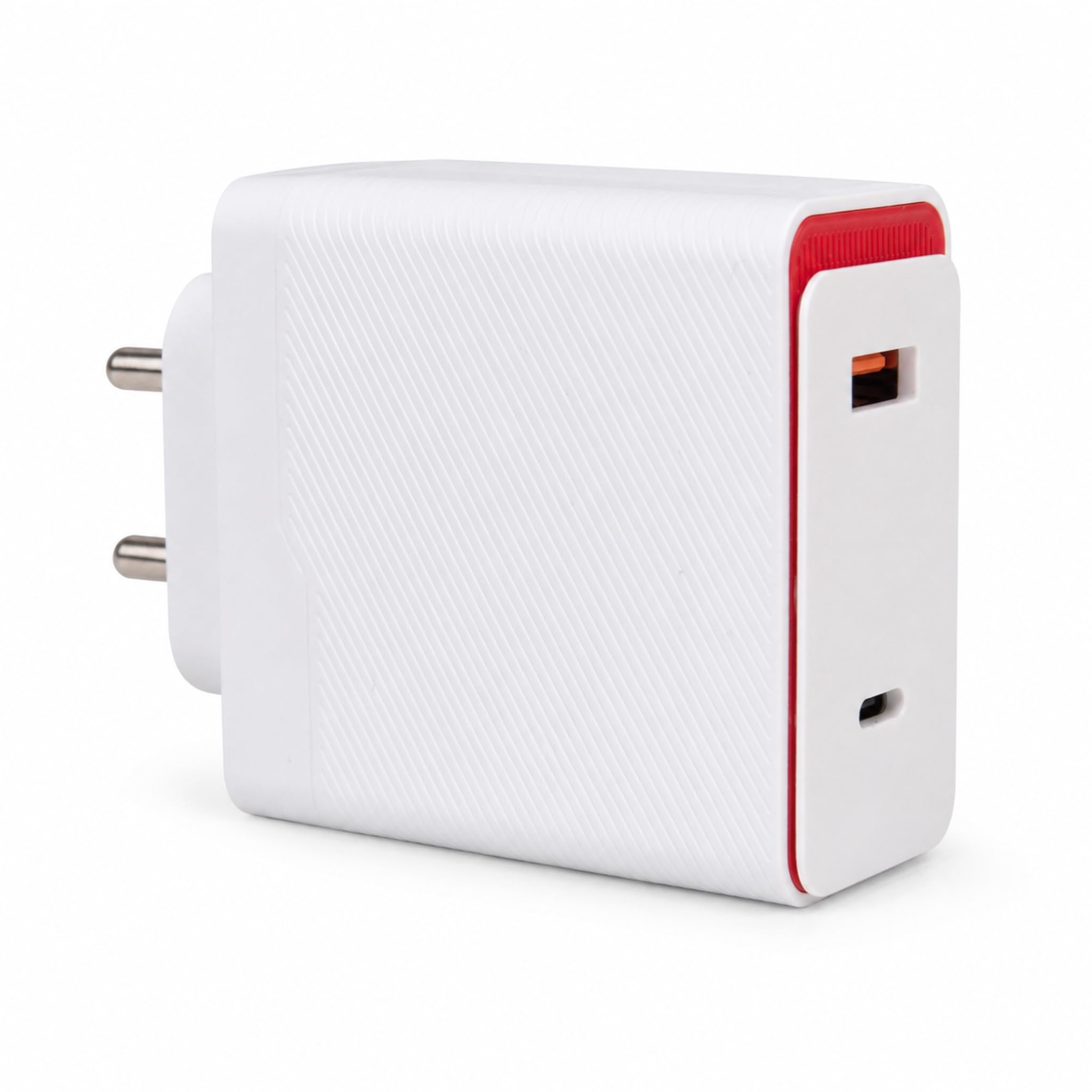 Zelvix 100W Dual Port Fast Charger, USB-C & USB-A Wall Adapter
