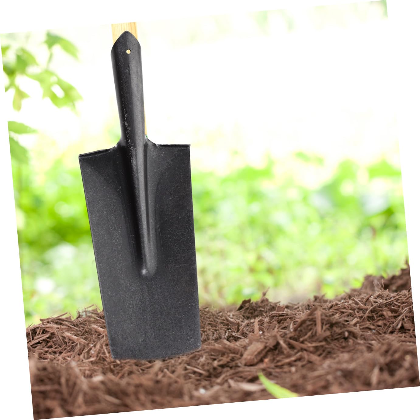 Gartenschaufel aus Verschleißfestem Manganstahl mit Robustem Griff Vielseitig Einsetzbar zum Graben Lockern Unkrautjäten Leichtes Tragbares Gartenschaufel Werkzeug für