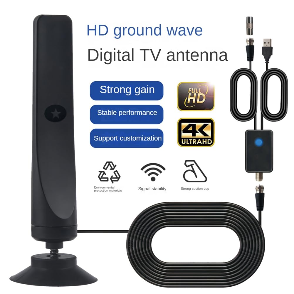 Antenna TV da interno digitale antenna per Smart TV 1080P Televisione per interni ad alta definizione onda terrestre DigitalTV