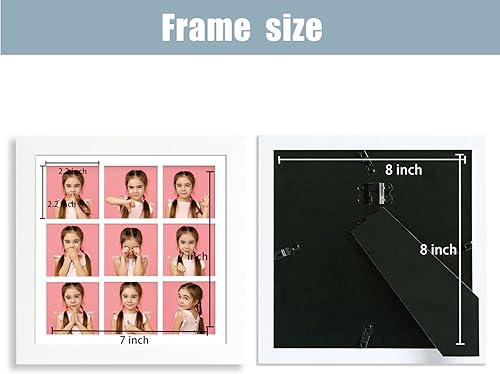 Vista 80 de YK Artwood Impresiones en lienzo personalizadas con tus fotos, marco de collage de 9 fotos, marco personalizado de 16 x 16 pulgadas, marco moderno