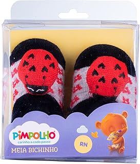 Meia Bichinho RN Feminino KITC28024, Pimpolho, bebê-meninas  