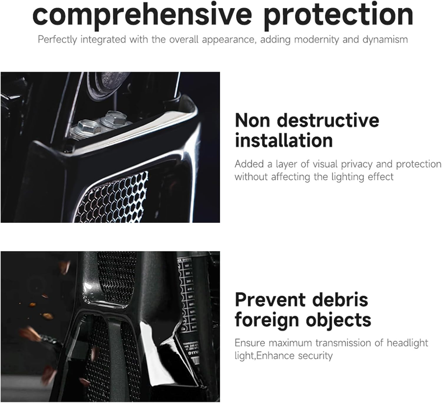 Motorcycle Lower Front Chin Spoiler Air Dam Fairing Cover for Har.Ley-Davidson All M8 Softail Models 2018 2019 2020 2021 2022 2023 2024