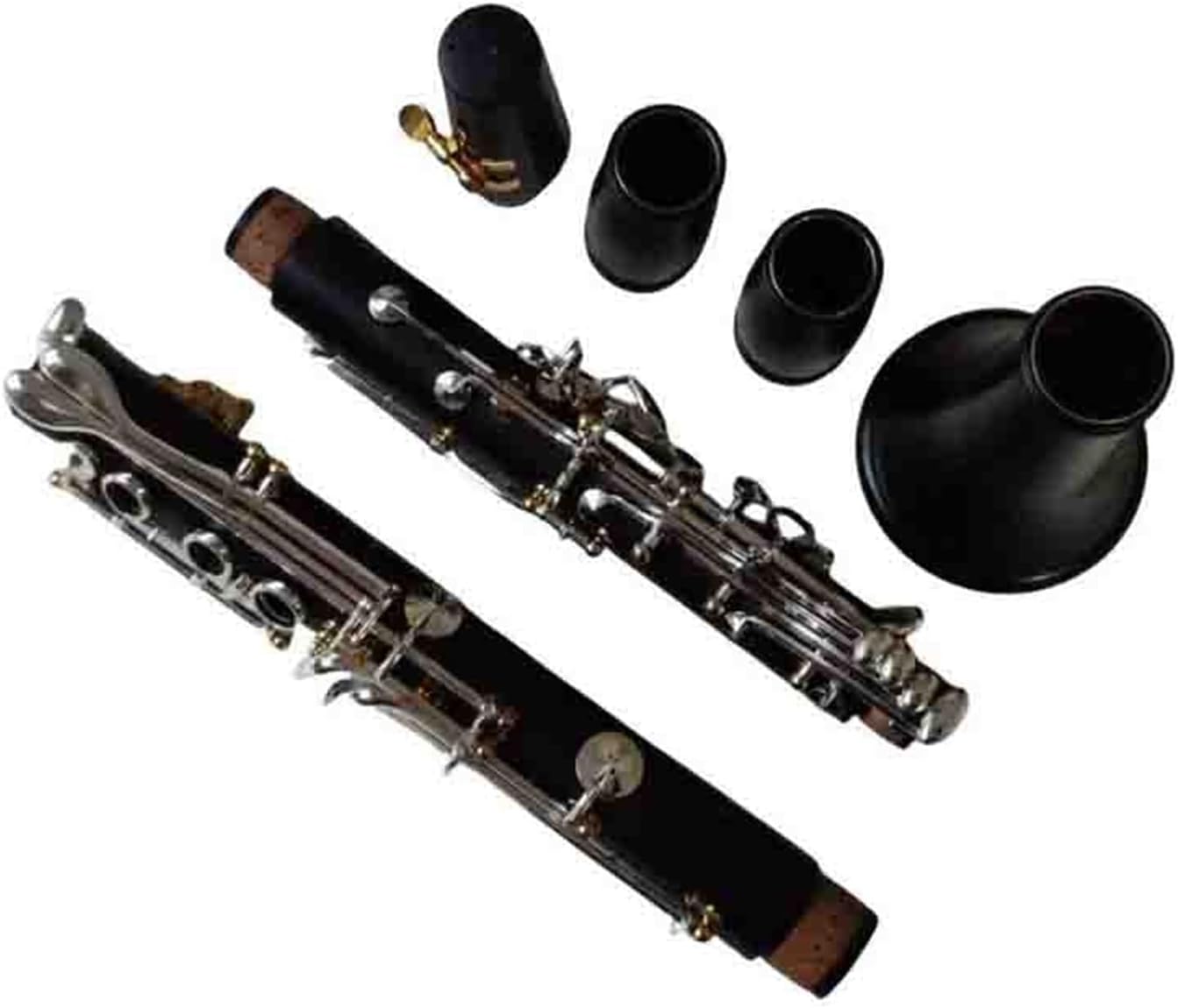 Ebony 17 Key B Gold Silver Plated Clarinet Clarinet Instrument