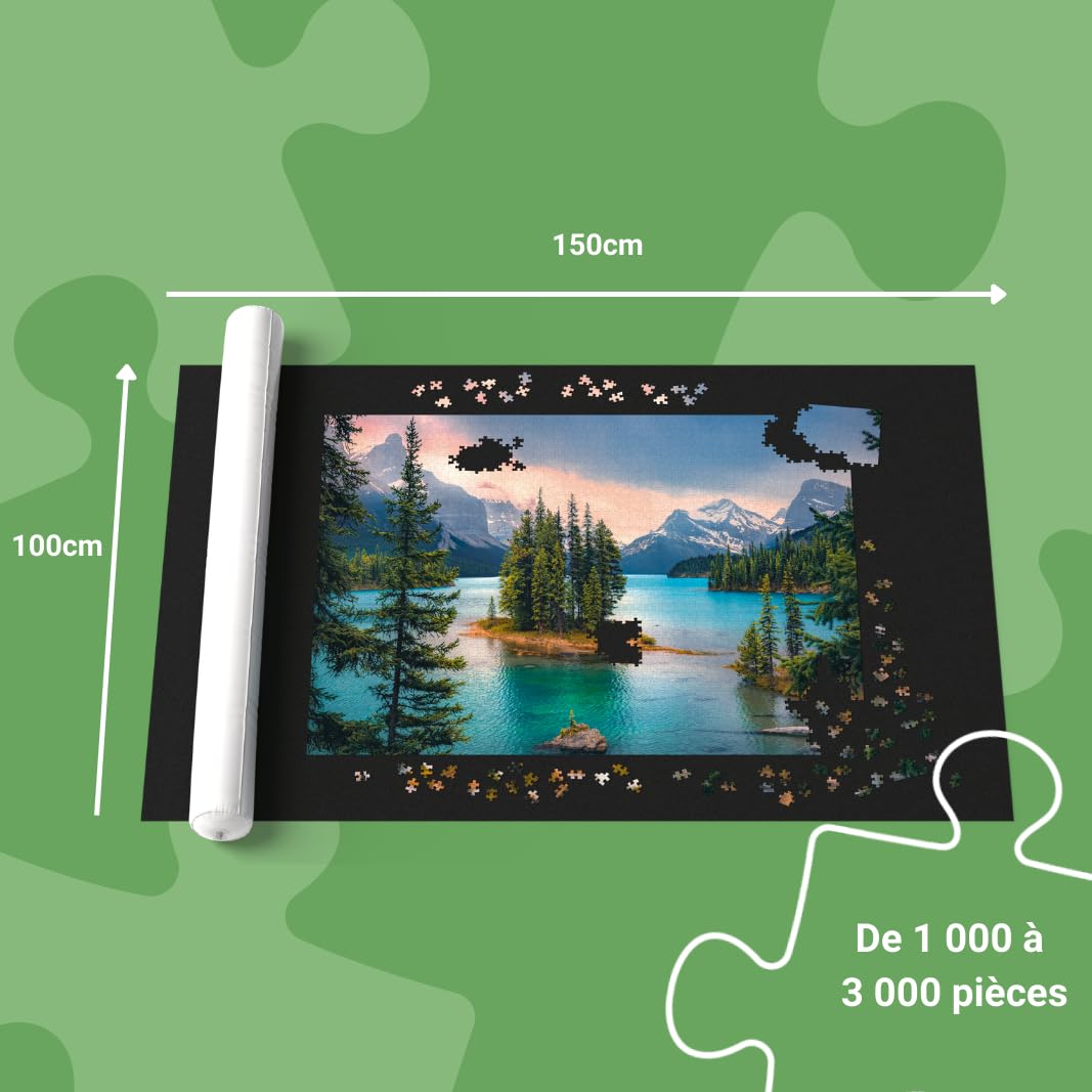 Ravensburger - Tapis de Puzzle 3000 pièces - Tapis pour Puzzle Enroulable - 17957