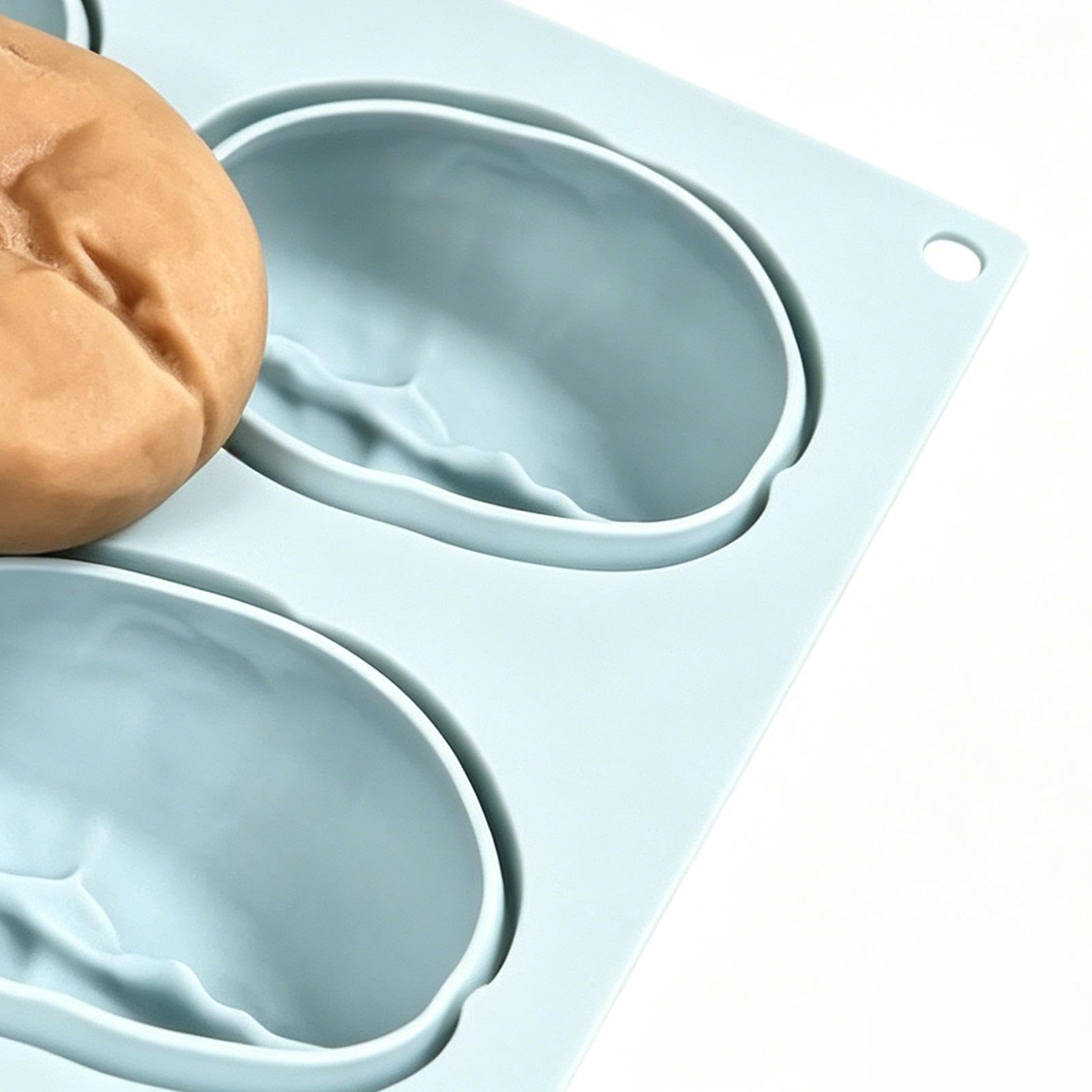 Stampo In Silicone Da Forno Stampo A 6 Cavità Antiaderente Riutilizzabile | Stampo in Silicone per Pasticceria Per Torta Muffin Biscotto Dessert Fai Da Te Matrimonio Compleanno Festa