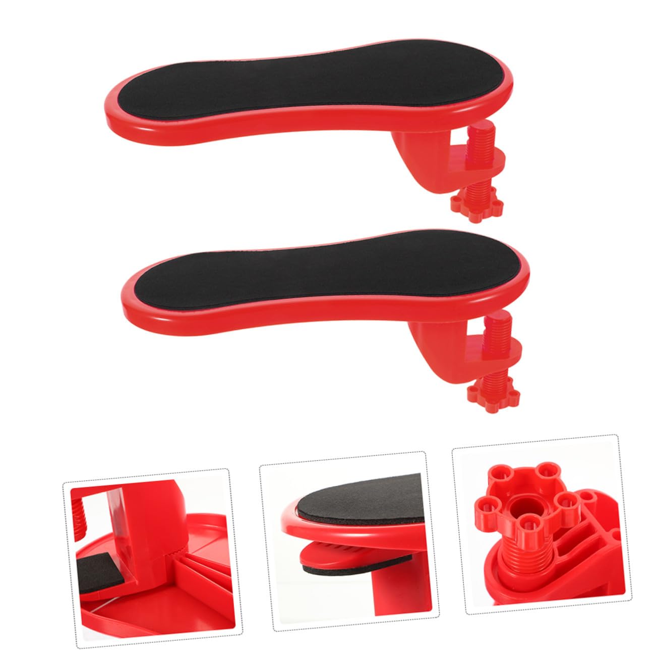 2 pezzi Supporto Poggiapolsi Ergonomico per Scrivania Estensore Tavolo e Tappetino Mouse in da Dolore Polso e Gomito per Ufficio e Casa