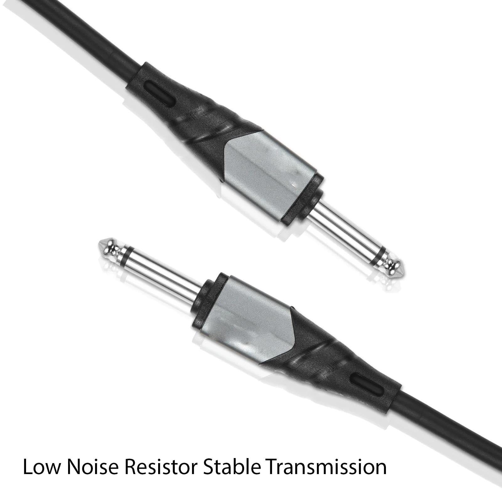 Kabel do instrumentu audio o długości 10 m/33 stóp Złącze 6,35 mm z męskiego na męskie 1/4 cala Gitary Kabel Instrumentalny
