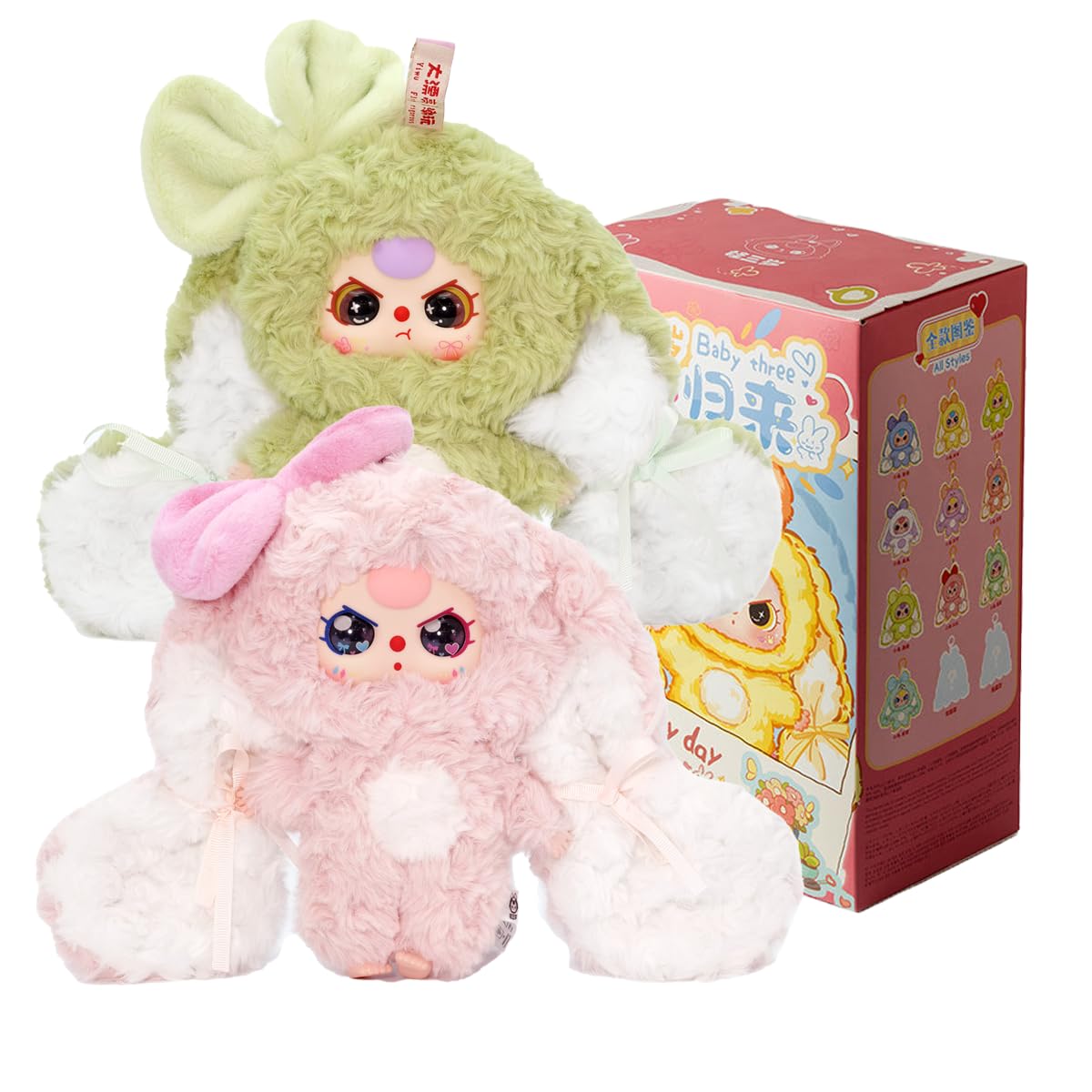 BABY, 様 ドリーミーポニーハニーベビードールJSK＋カチュ Amazon.com: Baby Three Bunny Return Series Plush Blind Box 1PC (1