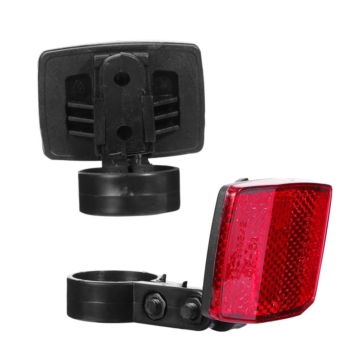 GALPADA 2Pcs Bike Warning Reflector Safety Reflectors for Night Cycling Durable Bike Safety Reflector for Enhanced Visibility Roads for