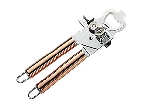 XJJ Tin Openers Can Stainless Steel Multifunction Rose Gold Can Opener Ergonomic Manual Opener Side Cutting Safe Can Opener Kitchen Gadgets for Jars Canisters tin openers Electric
