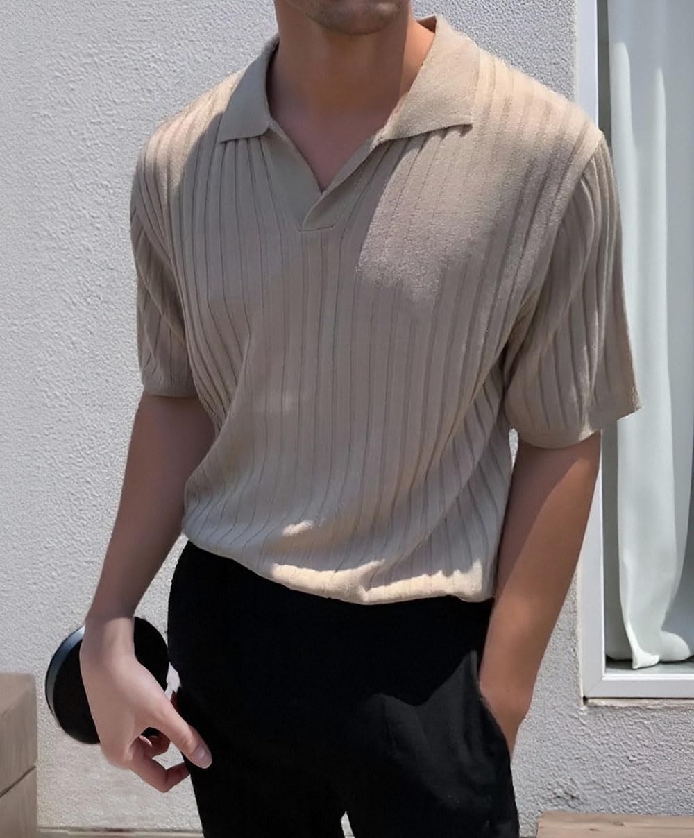 Men’s Polo Shirt – Classic Fit, Short Sleeve Knit Polo, Breathable Cotton Polyester Blend, Casual & Golf Wear - Image 4