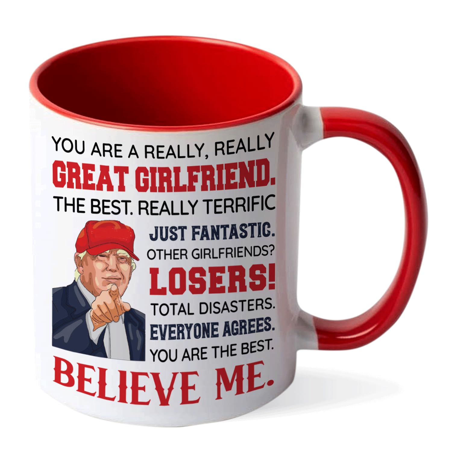 Viberty Mother's Day Gifts for Girlfriend, Gifts for Girlfriend, Women, Couple Gift, Christmas, Anniversary, Birthday Gift Idea for Her, Girlfriend Ceramic Mug 11Oz