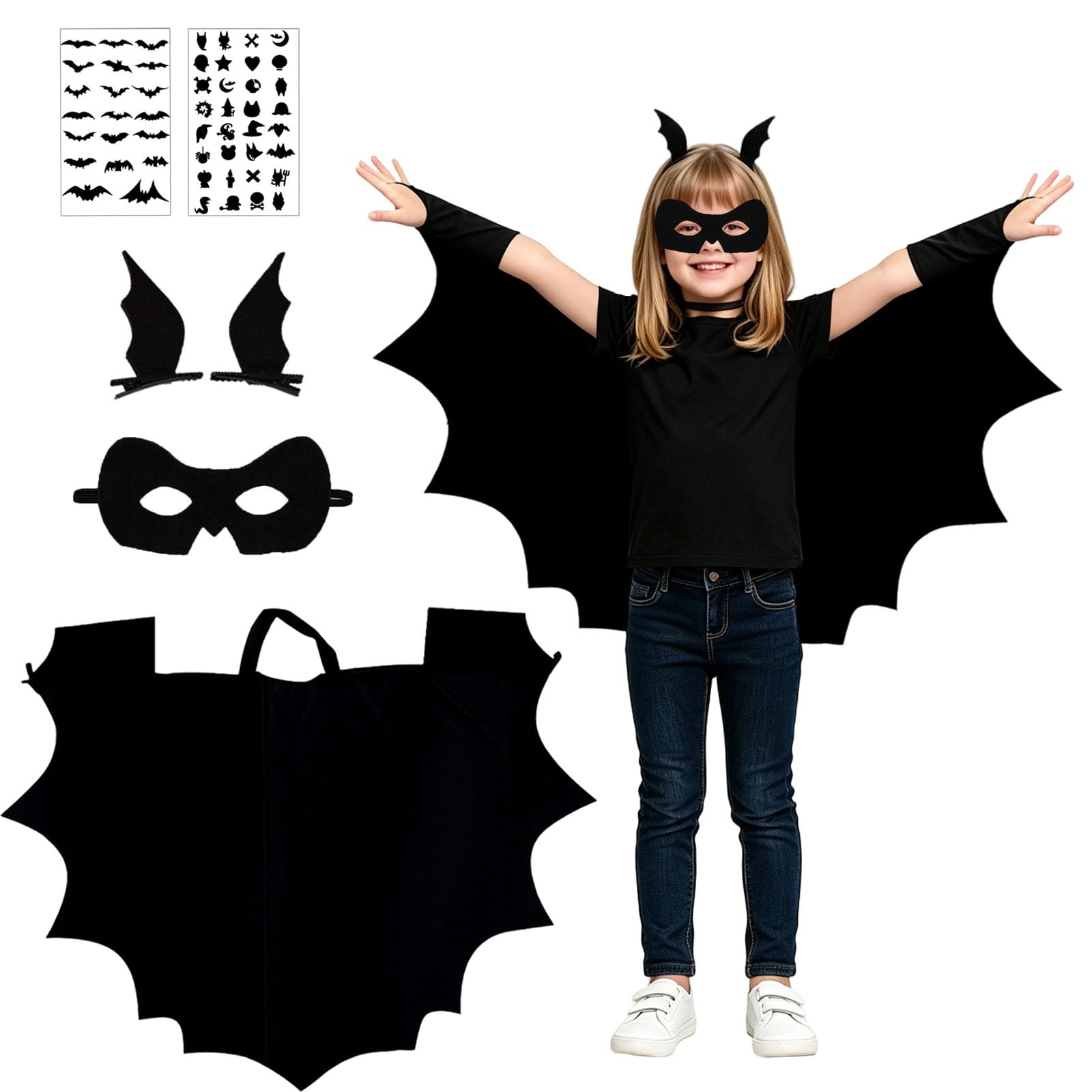Disfraz Murcielago Halloween — Capa de murciélago de Halloween con