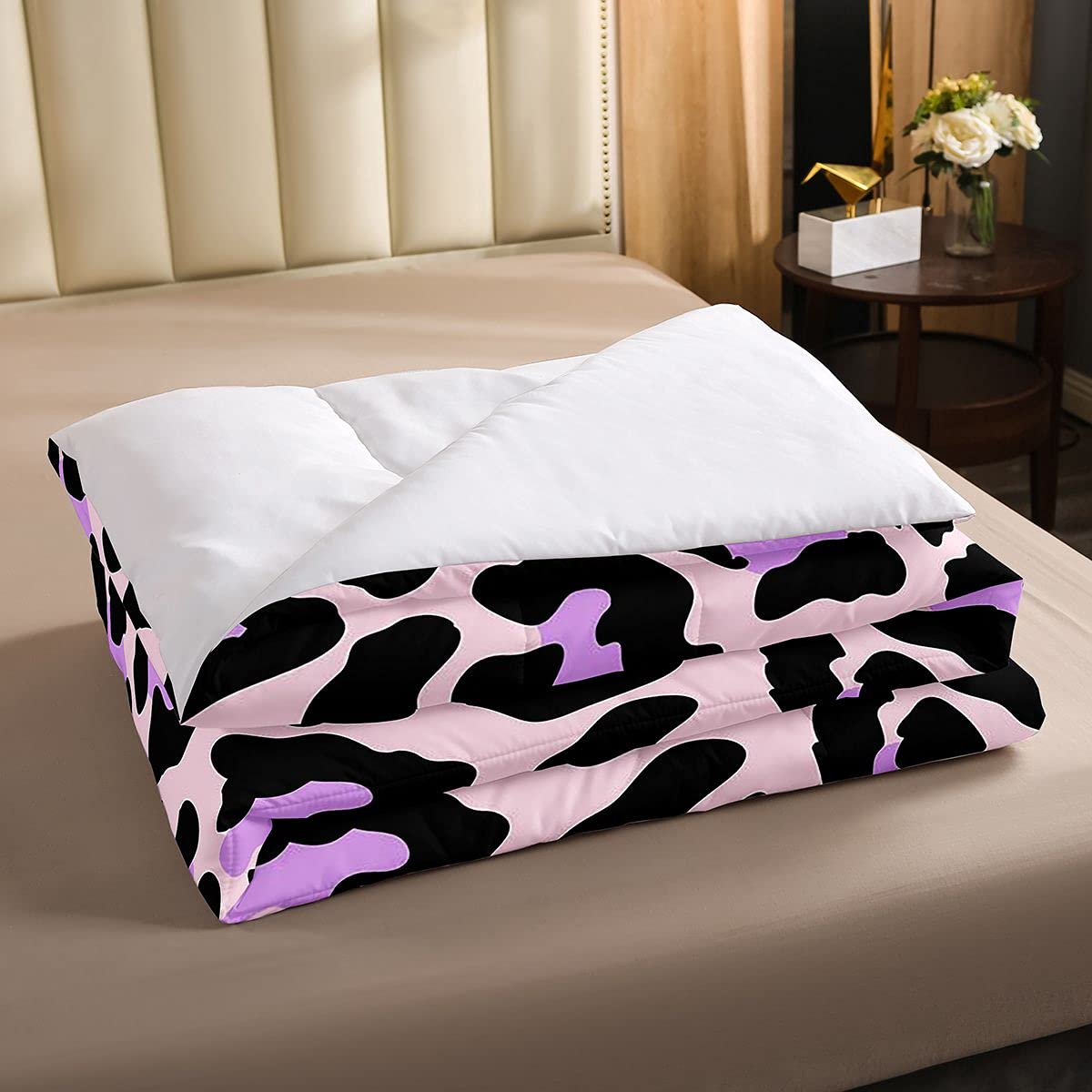 Copripiumino Leopardo Safari 200x200cm - Set Con Federe - Morbido E Divertente Per Bambini E Ragazzi