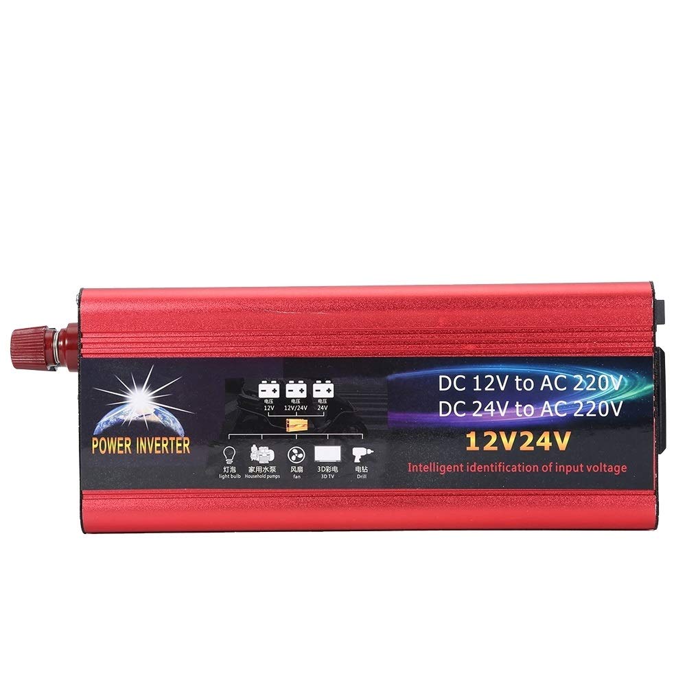 Broco Universale 12V, 24V 2000W Energia Solare Inverter convertitore da 12V a 220V
