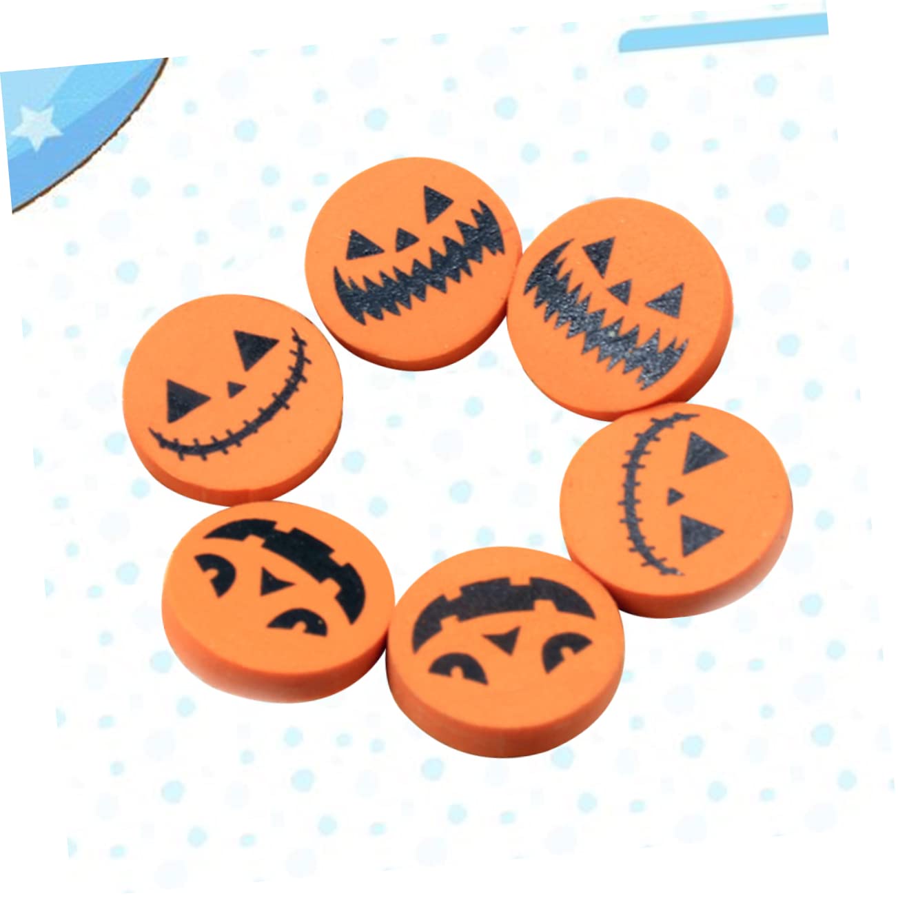 Tofficu 2 Sets Kürbis-radiergummis Für Kinder Halloween-schreibwaren Einzigartige Form Sicher Für Schüler Macht Das Radieren Einfach Und Macht Spaß 96 Stück * 2