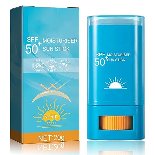 Miniatura 1 de Protector solar hidratante en barra SPF 50+, fuerte protección UVA UVB invisible de amplio espectro, protector solar facial a prueba de sudor para
