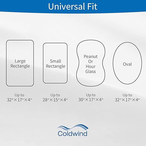 Miniatura 2 de Funda de colchón de moisés para colchón de reloj de arenamoisés ovalado, protector de colchón impermeable acolchado para moisés (32 x 17 pulgadas),