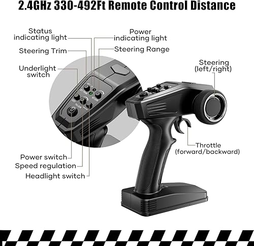 Miniatura 7 de Autos RC rápidos sin escobillas 116 para adulto, auto de control remoto de alta velocidad de 35 Mph, camión Cyber RC, juguete Monster Truck 4x4,