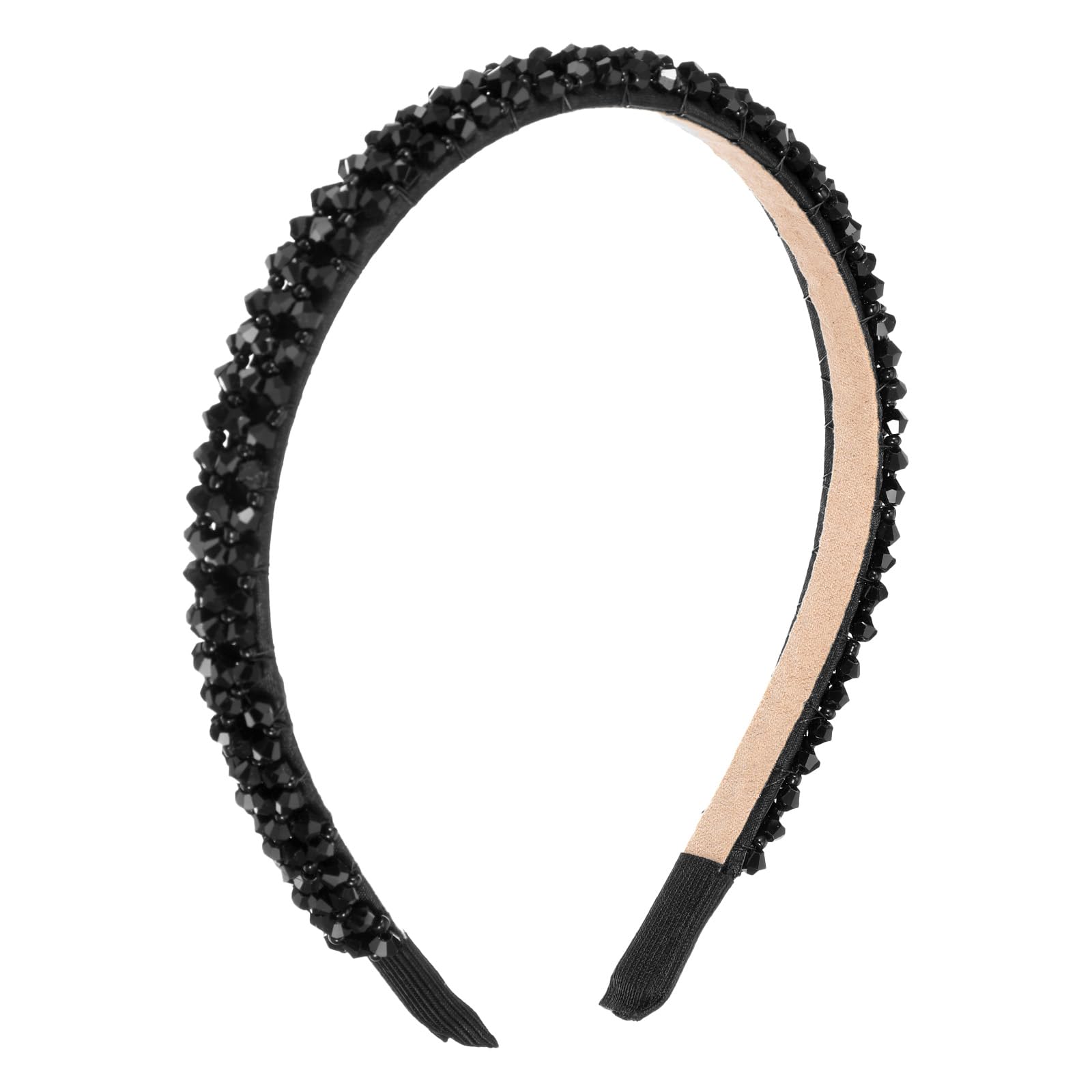 Strass Crystal Diamond Hoofdband Voor Vrouwen Modieuze Handgemaakte Brede Haar Hoepels Kralen Bling Haarband Haaraccessoires