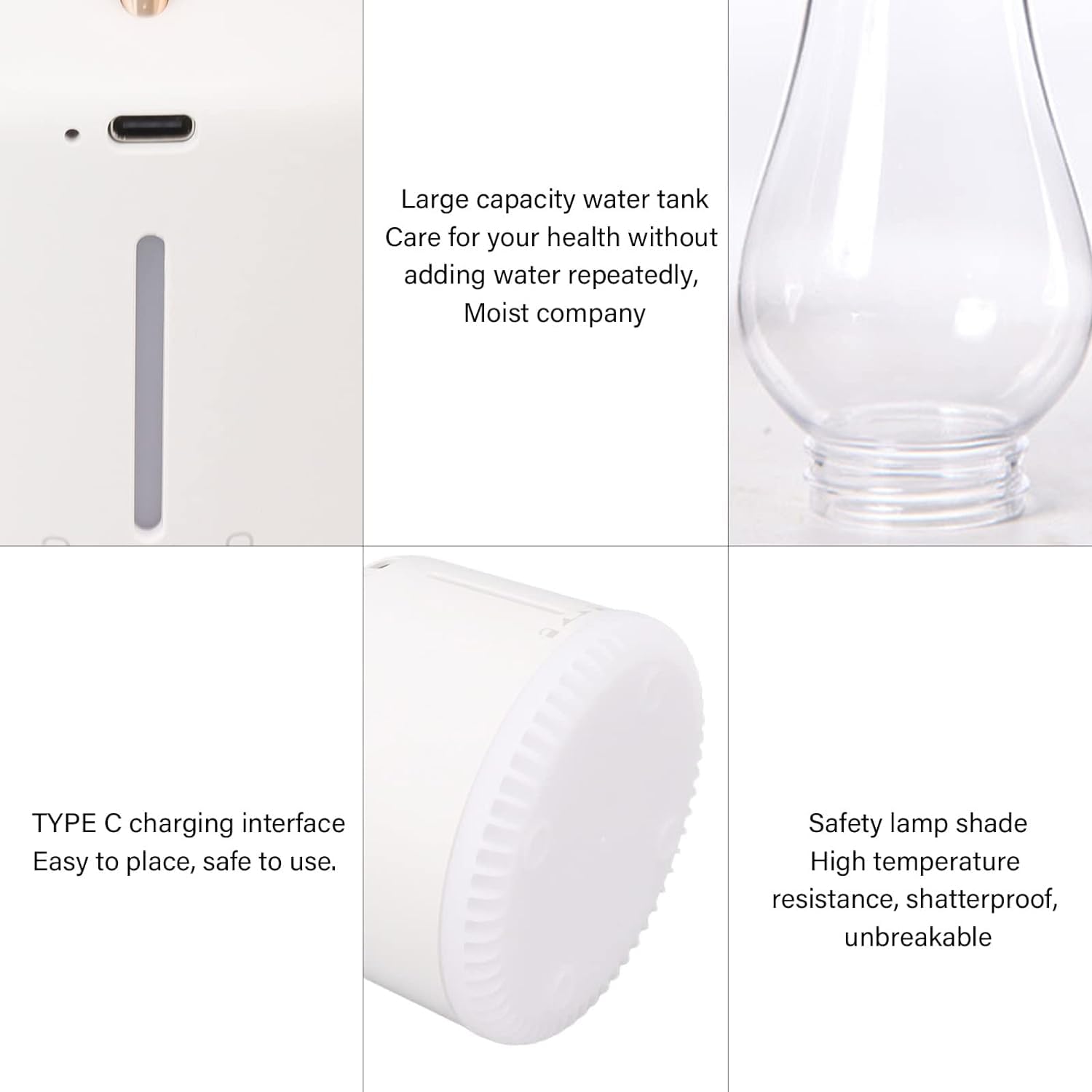per Uso Domestico Umidificatore a Luce temporale USB Umidificazione dell'Aria Spray LED Luce Notturna Colorata Creativa