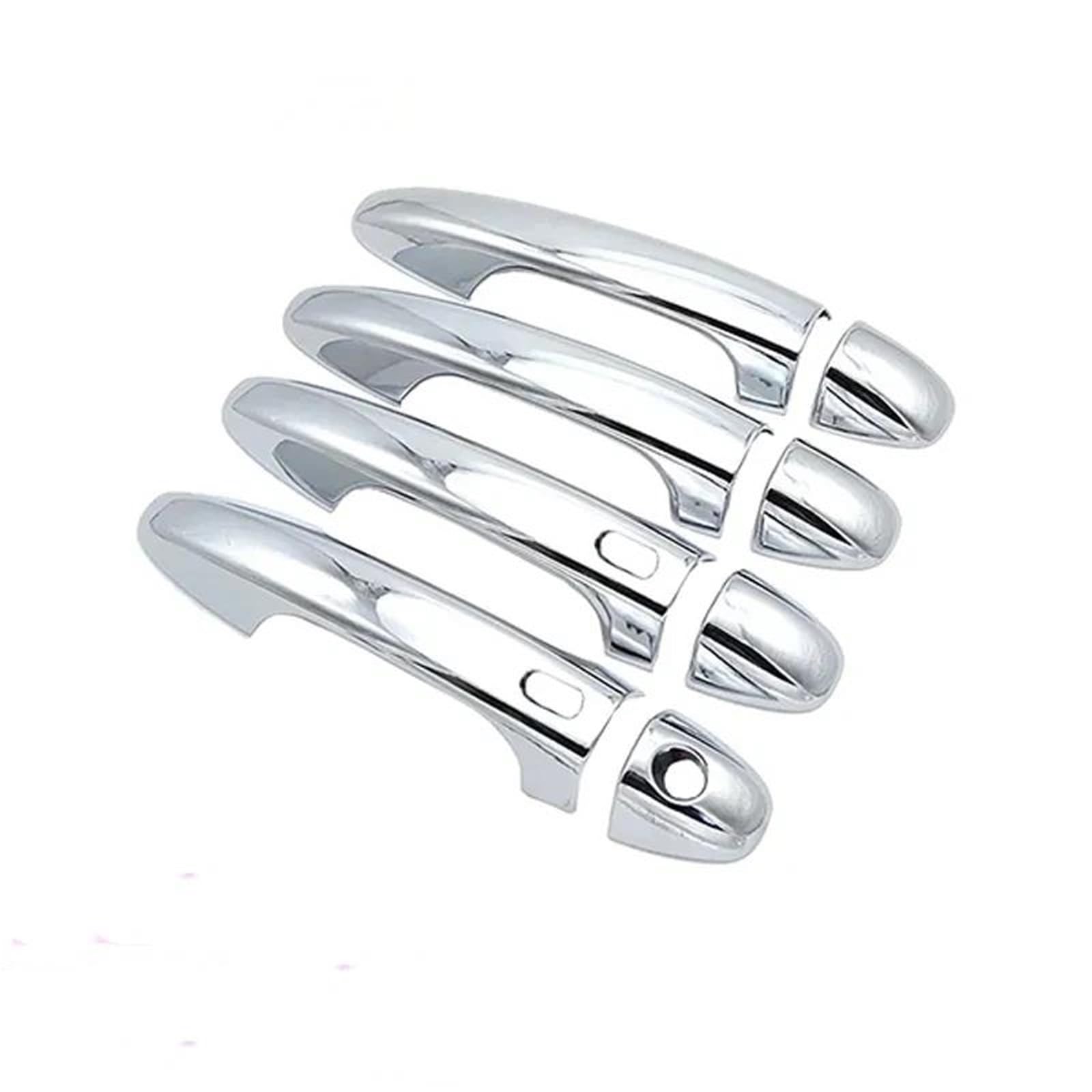 ZAPORA Covers Sticker Car Door Handle Bowl Cover Decor Trim Sticker Styling Accessories for Yaris for Vios for XP150 for Facelift 2019~2023(Handle 2 sensors)