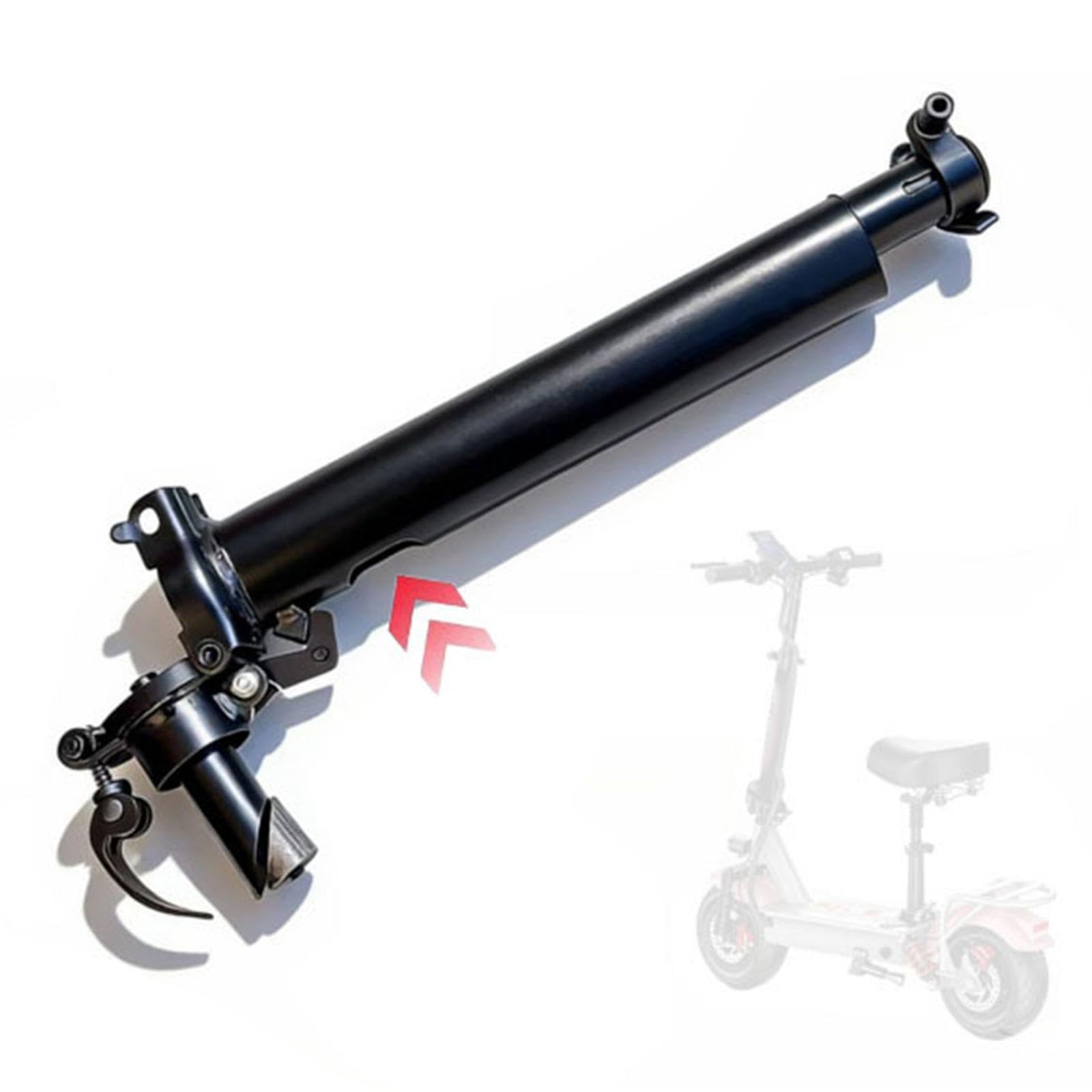 perfk Potence de Guidon de Remplacement Robuste en Acier au Carbone pour trottinettes électriques, Accessoire Facile à Installer, rehausseur de Guidon Haut