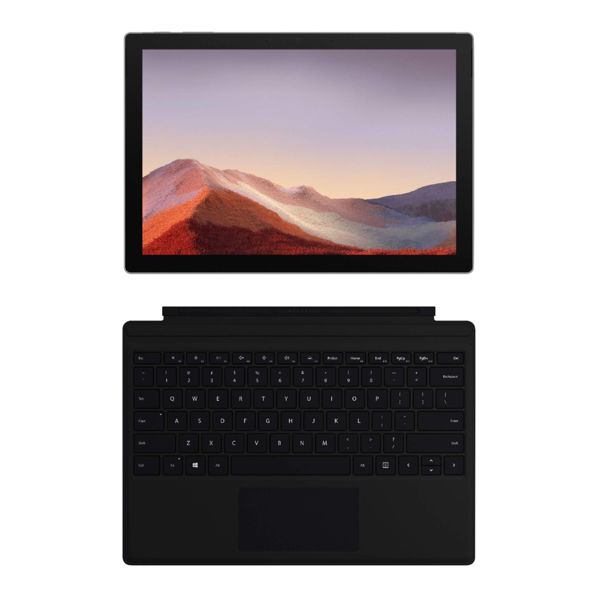 Microsoft Surface Pro 7 Touch Screen Laptop, 12,3 pollici da (2736 x 1824), Intel Core i3-1005G1, 4 GB RAM, SSD da 128 GB, tastiera US QWERTY, Windows 11 Pro (ricondizionato)