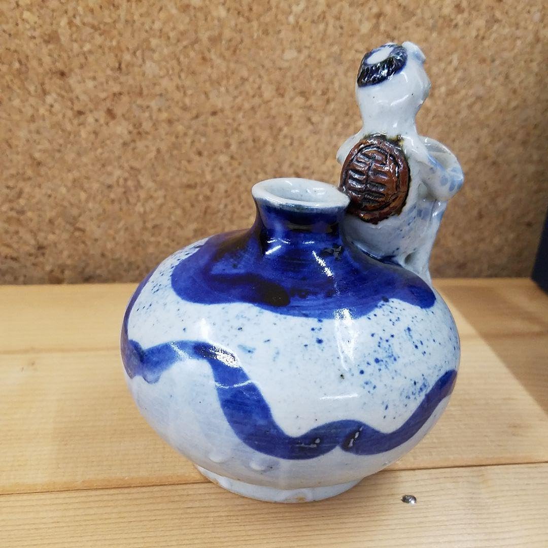 Amazon.co.jp: 有田焼 童工房 1点作品 河童 一輪挿し B : ホーム＆キッチン 