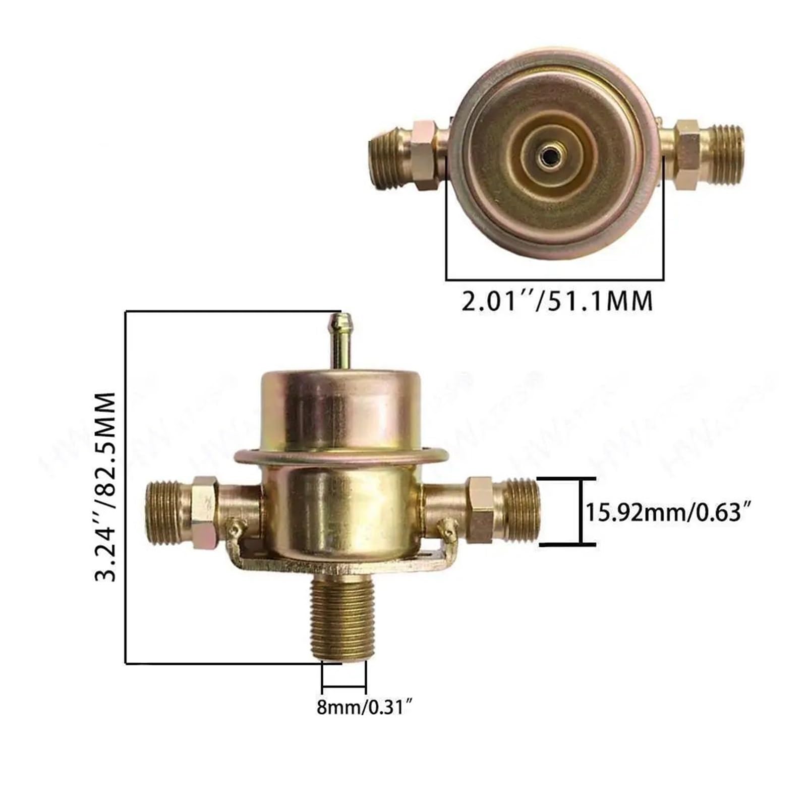 Fuel Injection Pressure Regulator,Fit For Porsche, 928 5.4 GTS 5397 Ccm 257 KW 350 PS 1991/08-1995/11 Zawór sterujący ciśnieniem paliwa