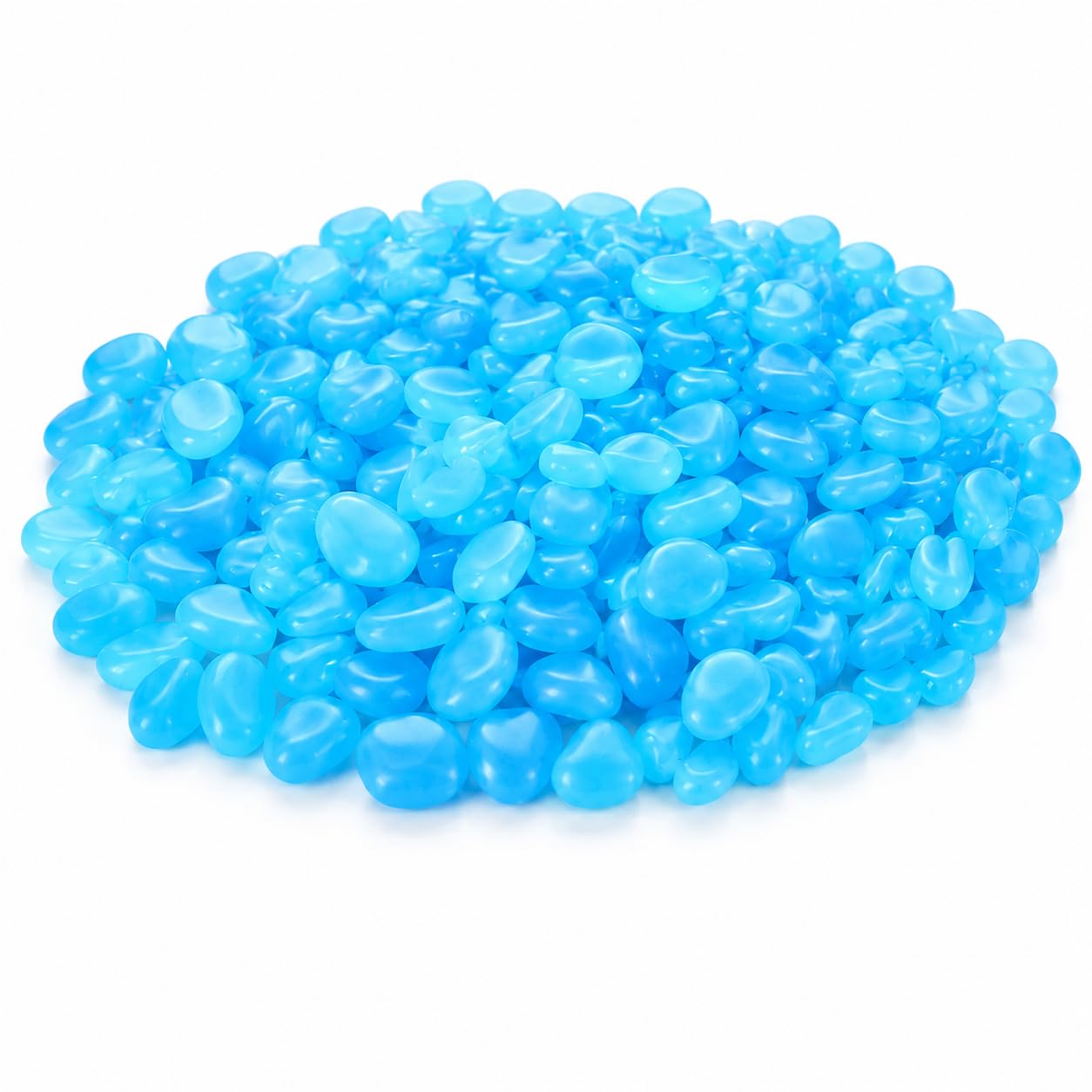 [Pack of 200] Pebbles Stones Decorative Garden Aquarium & Outdoor Decoration, Glow in The Dark Rocks-image-11