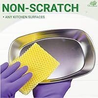 Vista 5 de Olivia tree 5PCS Innovative Dish Washing Net Cloths,Scourer, Quick Dry,Perfect Scrubber for Washing Dishes 11" by 11