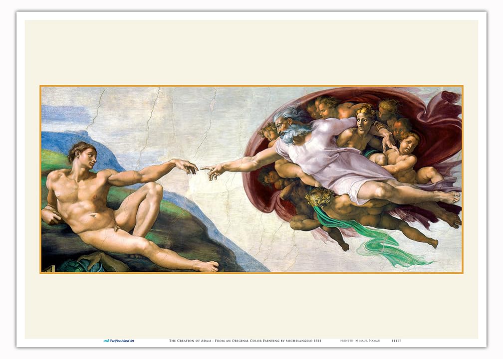 Amazon.com: The Creation of Adam (The Creation of Man) - From an