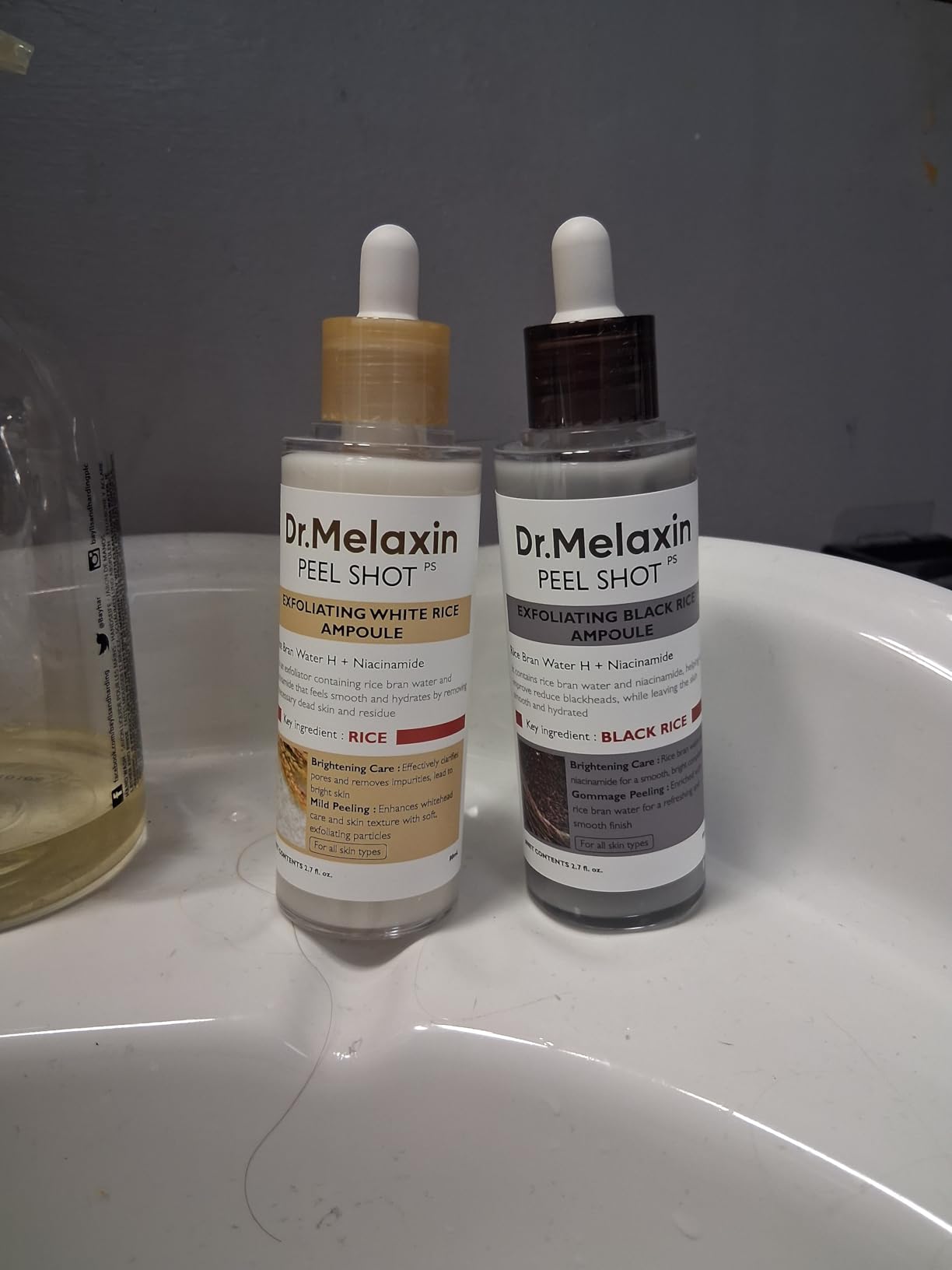 Dr.Melaxin Peel Shot Glow Ampulle – Reis-Peeling, 80 Ml, Für Gesicht & Körper, Koreanische Pflege