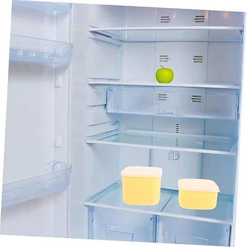 Miniatura 2 de Recipiente de queso en rodajas para refrigerador, soporte para rebanadas de queso con tapas, caja de queso de plástico para refrigerador, contenedor