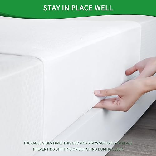 Miniatura 6 de Almohadillas de cama para incontinencia para adultos, niños y ancianos, protectores de colchón impermeables y reutilizables, almohadillas lavables