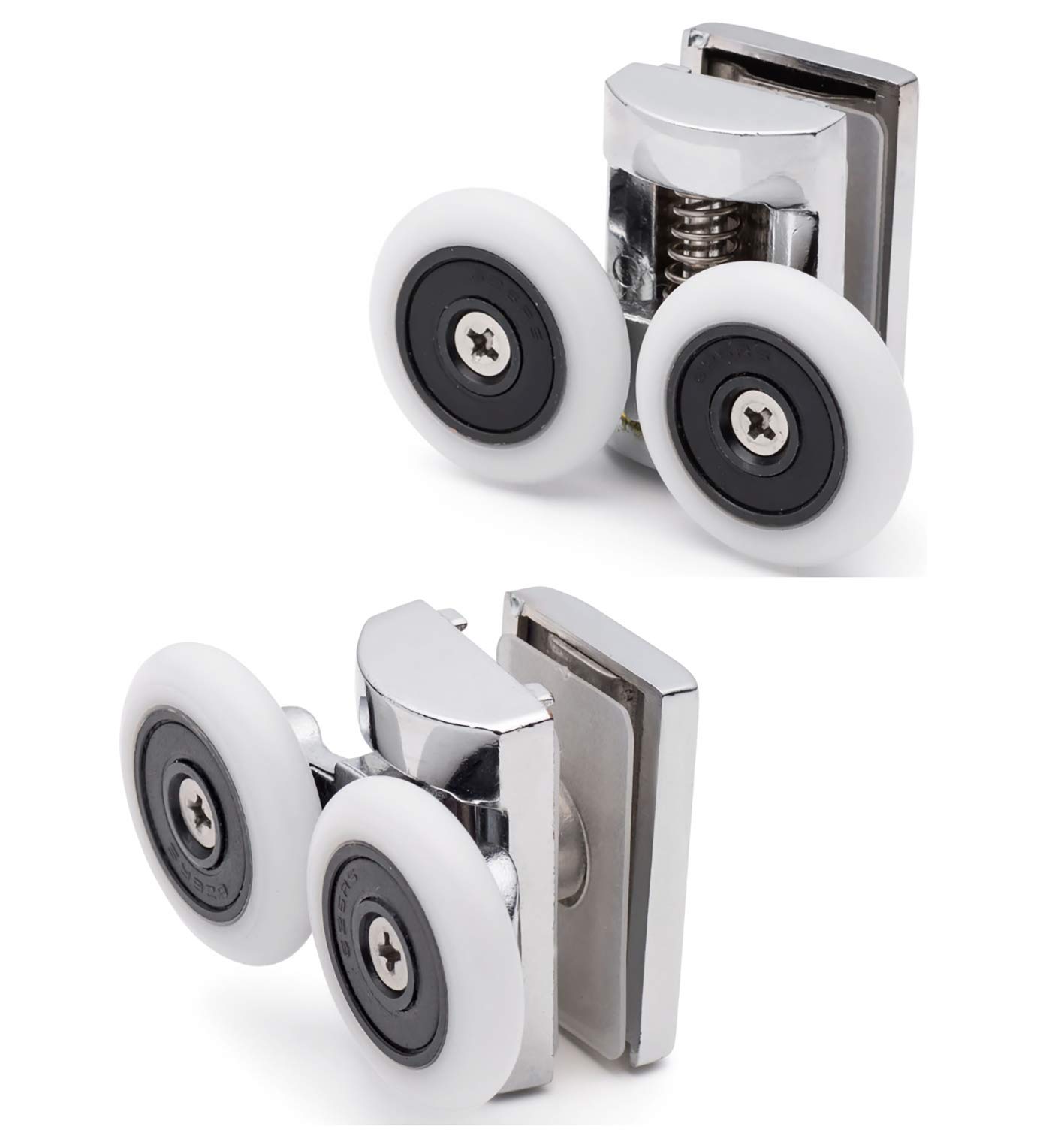 Shower Part Set Of 2 Zinc Alloy Shower Door Rollers/Runners/Wheels 27Mm Wheel Diameter K052