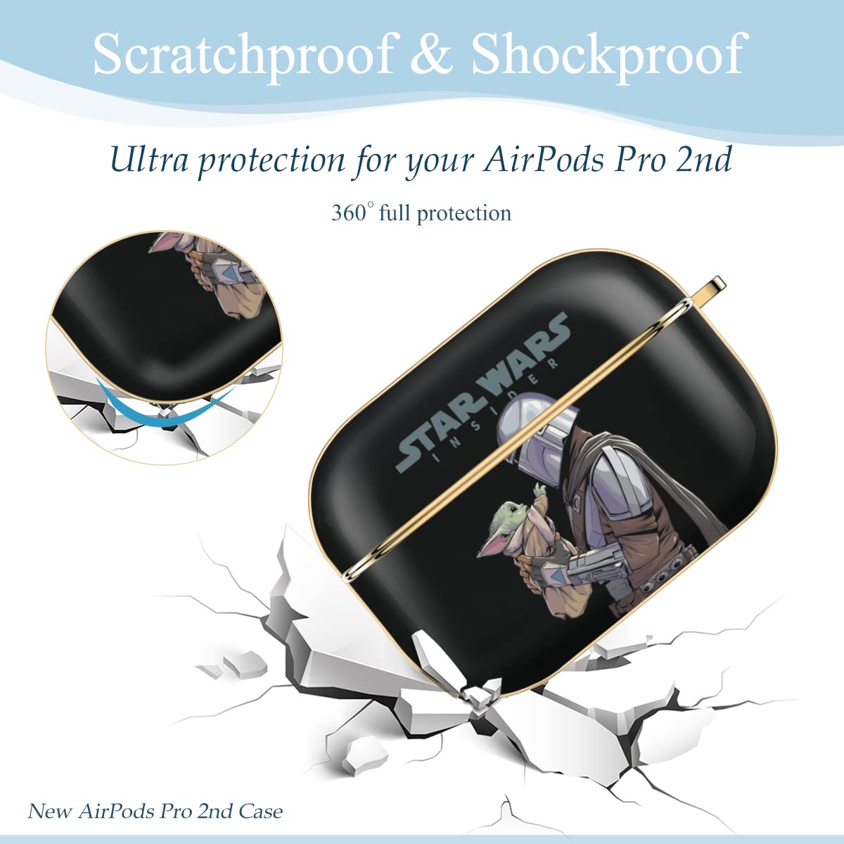 Amazon | スター ウォーズ ボバ・フェット ヨーダ AirPods Pro 2ケース