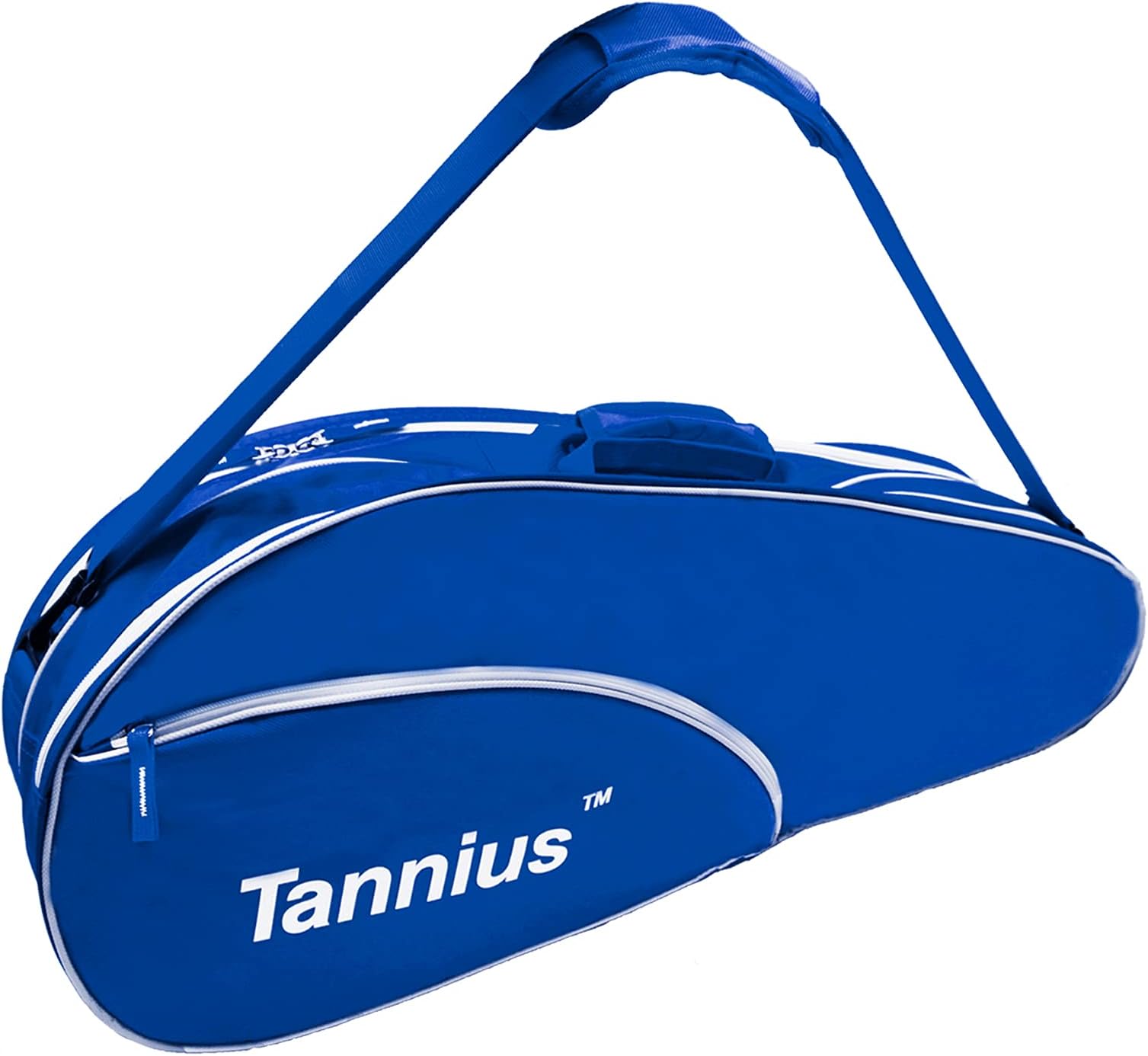 Tennis Racket Bag (3-5 Racquet), with Shoe & Phone Compartment and Protective Pad, Super Roomy and Lightweight Racquet Bag for Tennis, Badminton