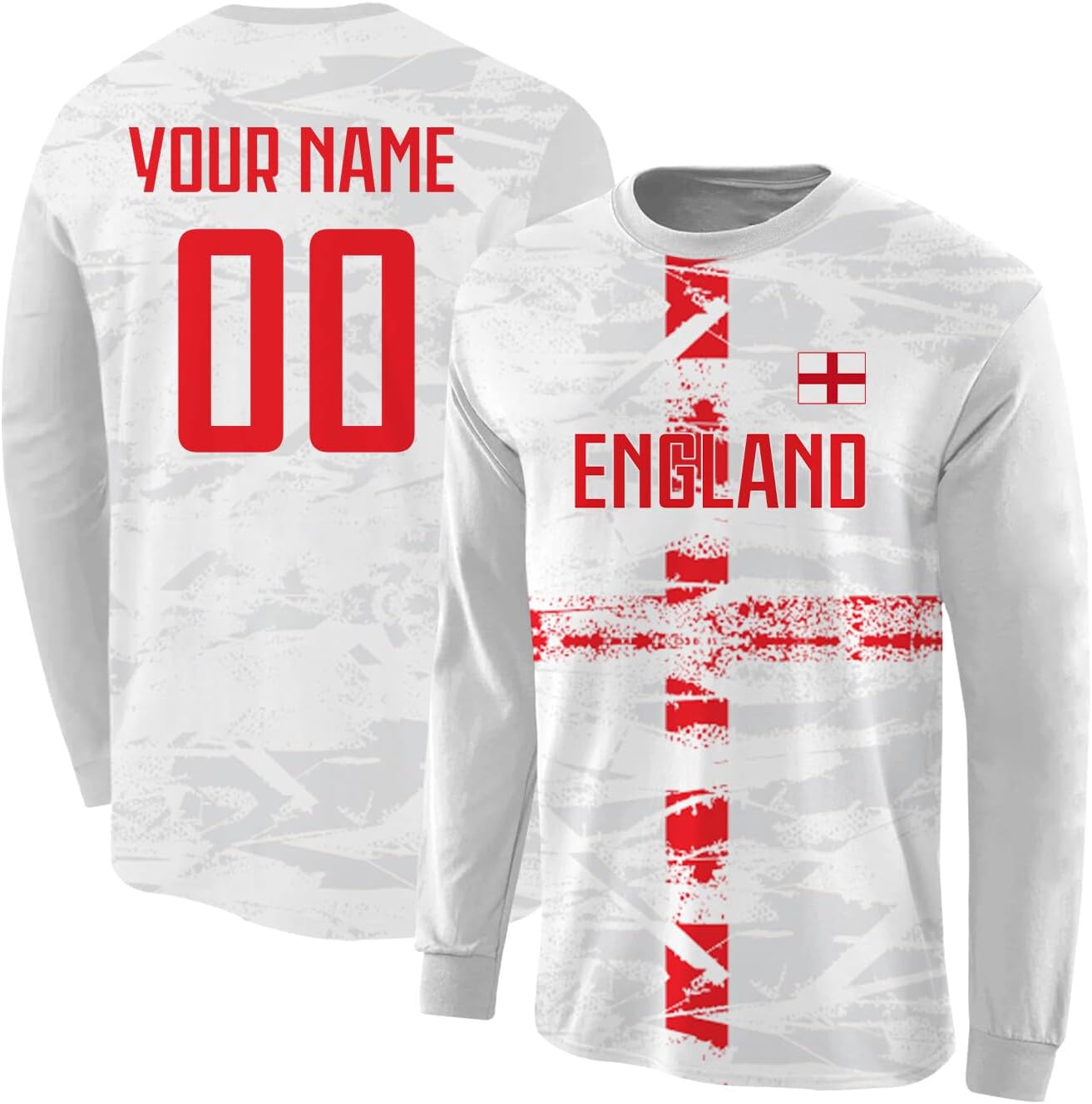 Custom 2023 Soccer Shirt Long Sleeves for Fans Gifts Men Women Youth Personalize Name Number S-5XL