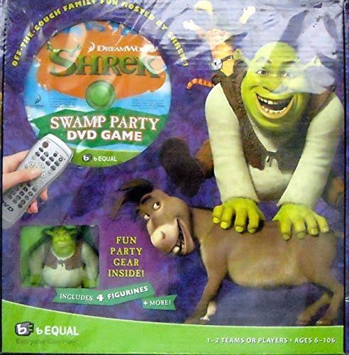 Shrek Swamp Party DVD Game For Ages 6+ 1-2 Teams or Players by bequal