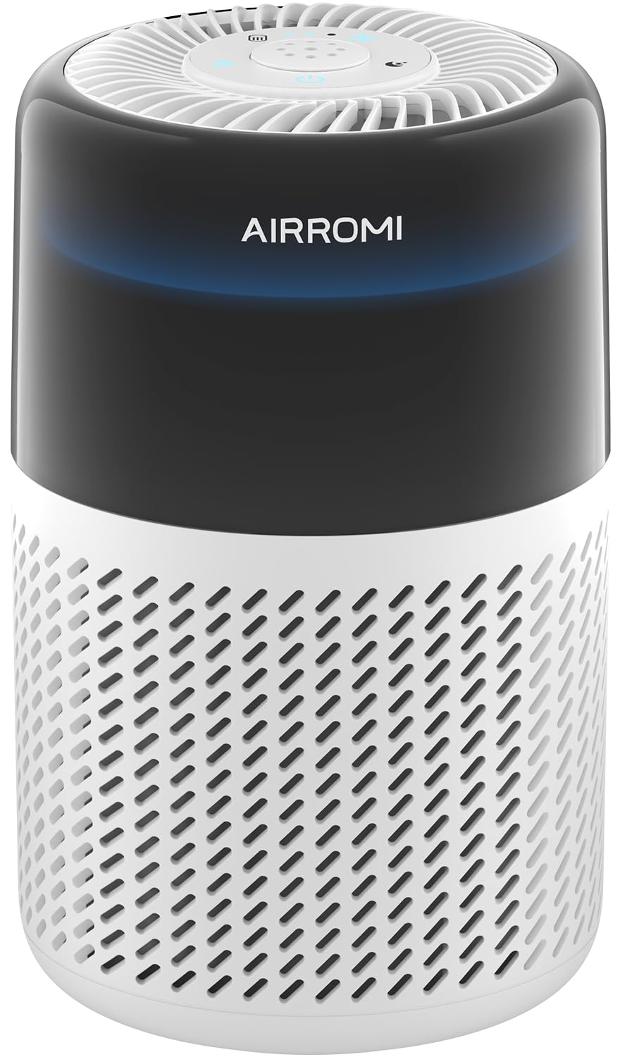 AIRROMI Purificador de aire para dormitorio y casa, filtro HEPA, cubre hasta 150 m², filtro de humo, caspa de animales, alergias, polvo, A2005 Blanco