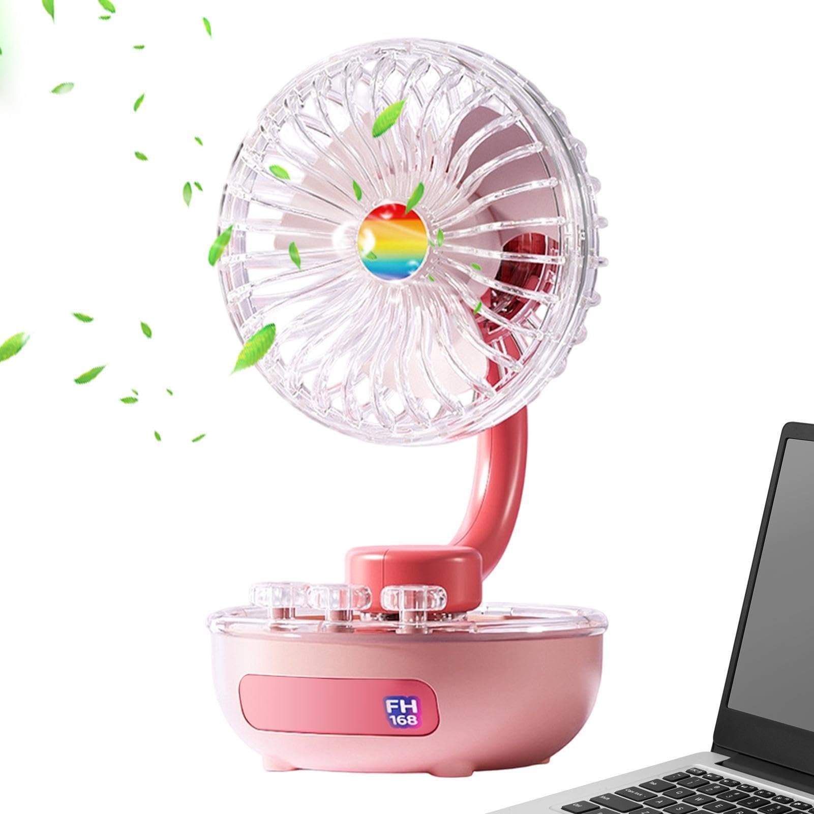 Ventilateur silencieux portable idéal pour le bureau, la voiture et la plage