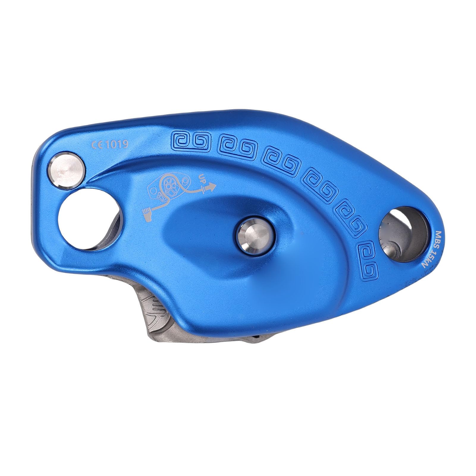 Fabater Urządzenie Ratownicze do Prac w Powietrzu o Udźwigu 15 KN, Wytrzymałe Urządzenie Ratownicze ze Stali Nierdzewnej 7075, Aluminium Lotnicze, do Liny o średnicy 10–12 Mm