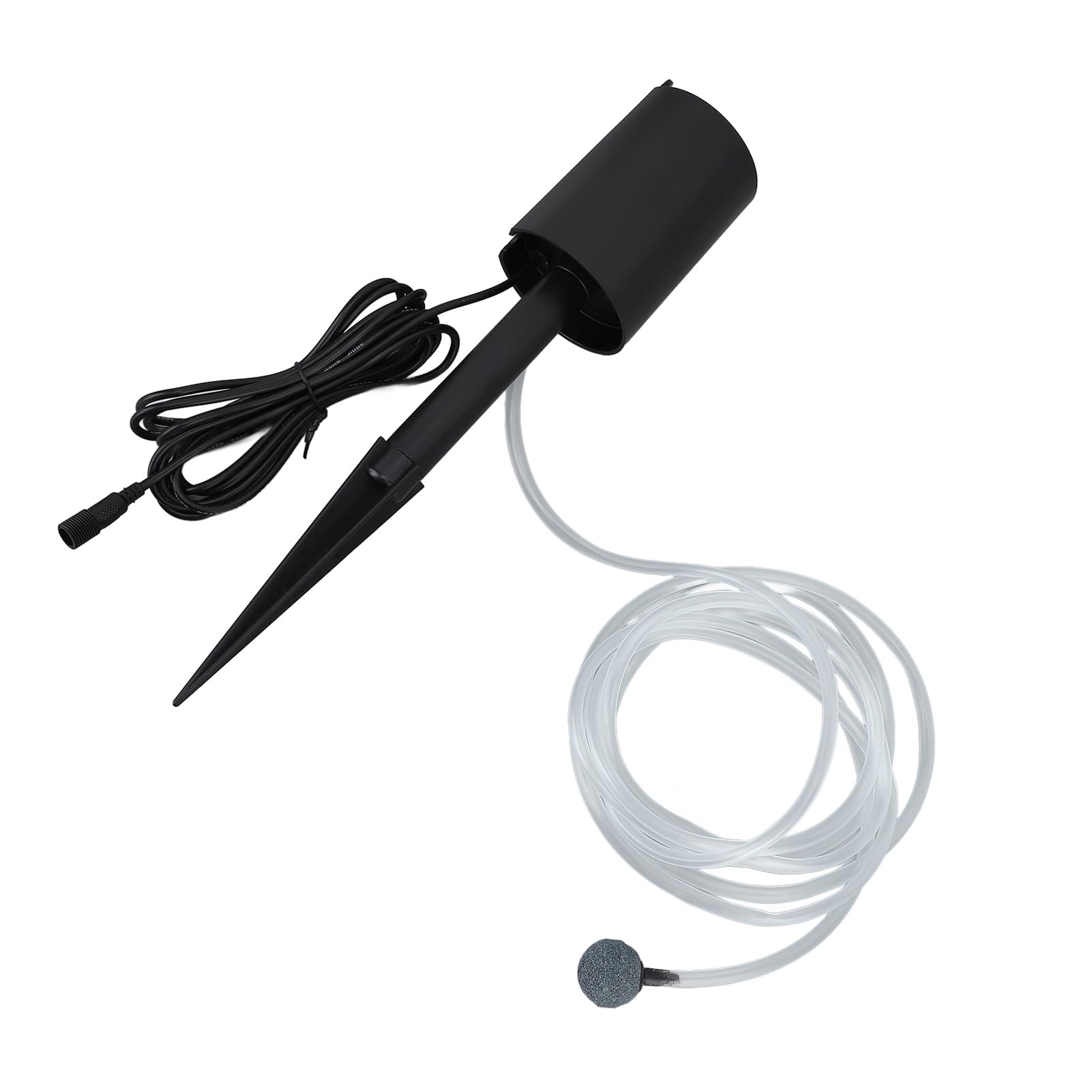 Marhynchus Kit Aeratore per Laghetto Solare con Pannello Solare da 6 V 4 W e Batteria da 2200 MAh, Pompa di Ossigeno per Laghetto da Esterno per Acquari con Flusso d'aria di 0,8 L/min e 3 modalità,