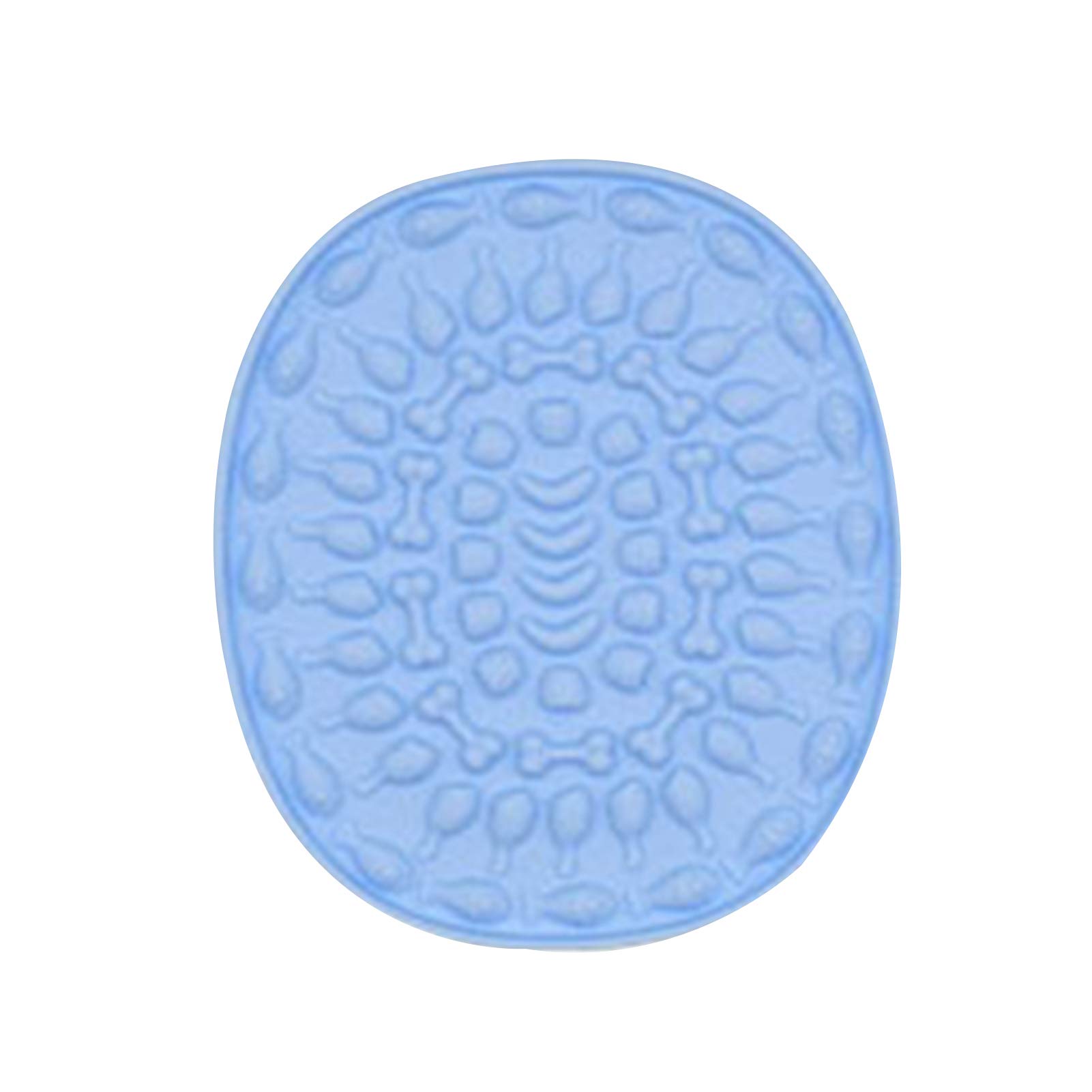 ZhantieSilicone Pet Lick Mat,with Sunction Cup Dog Pet Slow Food Eating Trainer Plate Washing Distraction Device,Slow Feeder Lick Mat for Pet Bathing and Dog Grooming 14 * 16 * 1.6cm