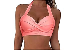 Sunflower Push Up Swim Tops for Women with Short Sport Full Coverage...